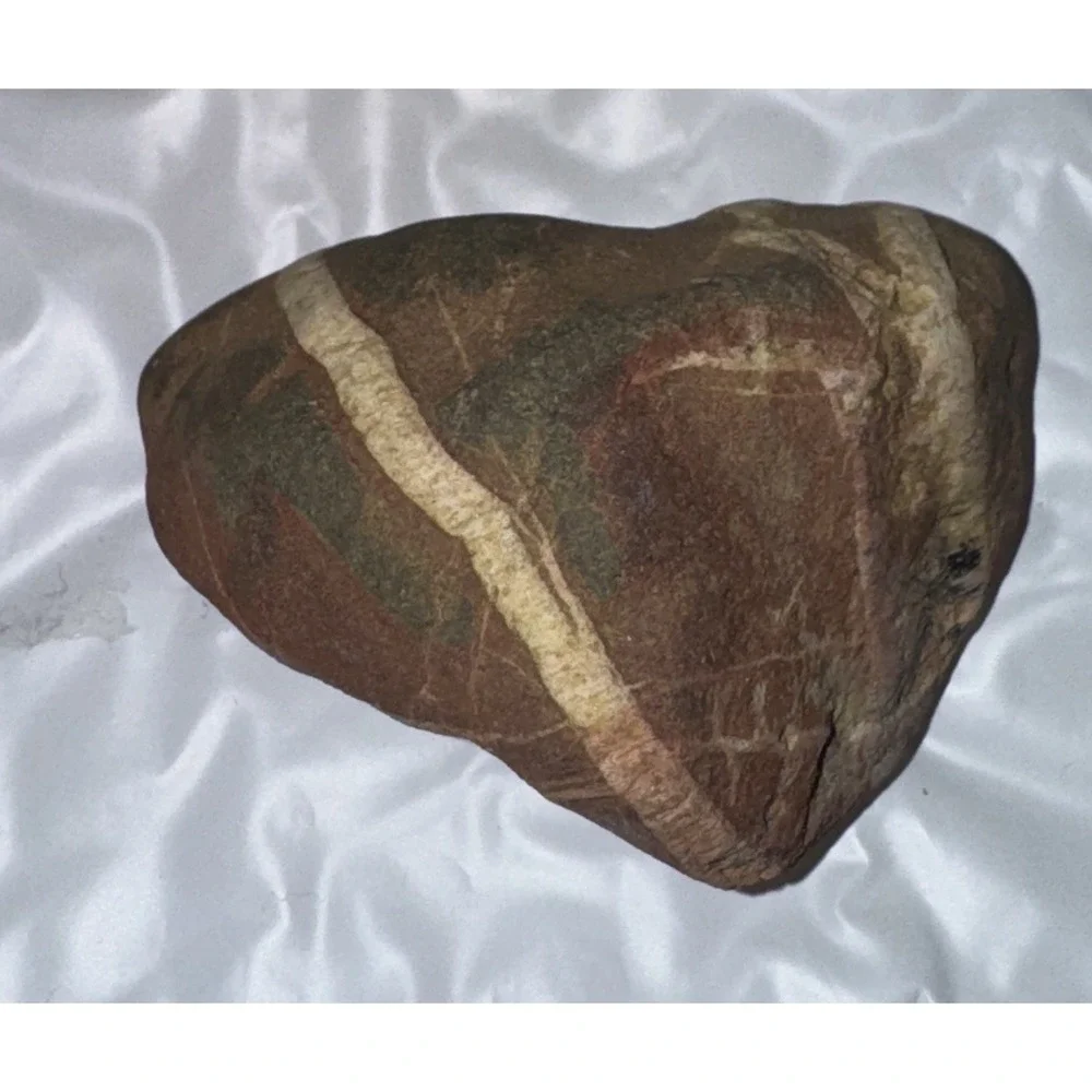 Arizona Agate Thunder Quartz Crystal Red Jasper Polished Slab Specimen 2.5